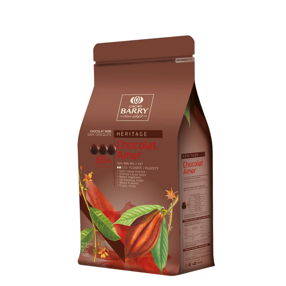 Cacao Barry chocolate packaging on a white background