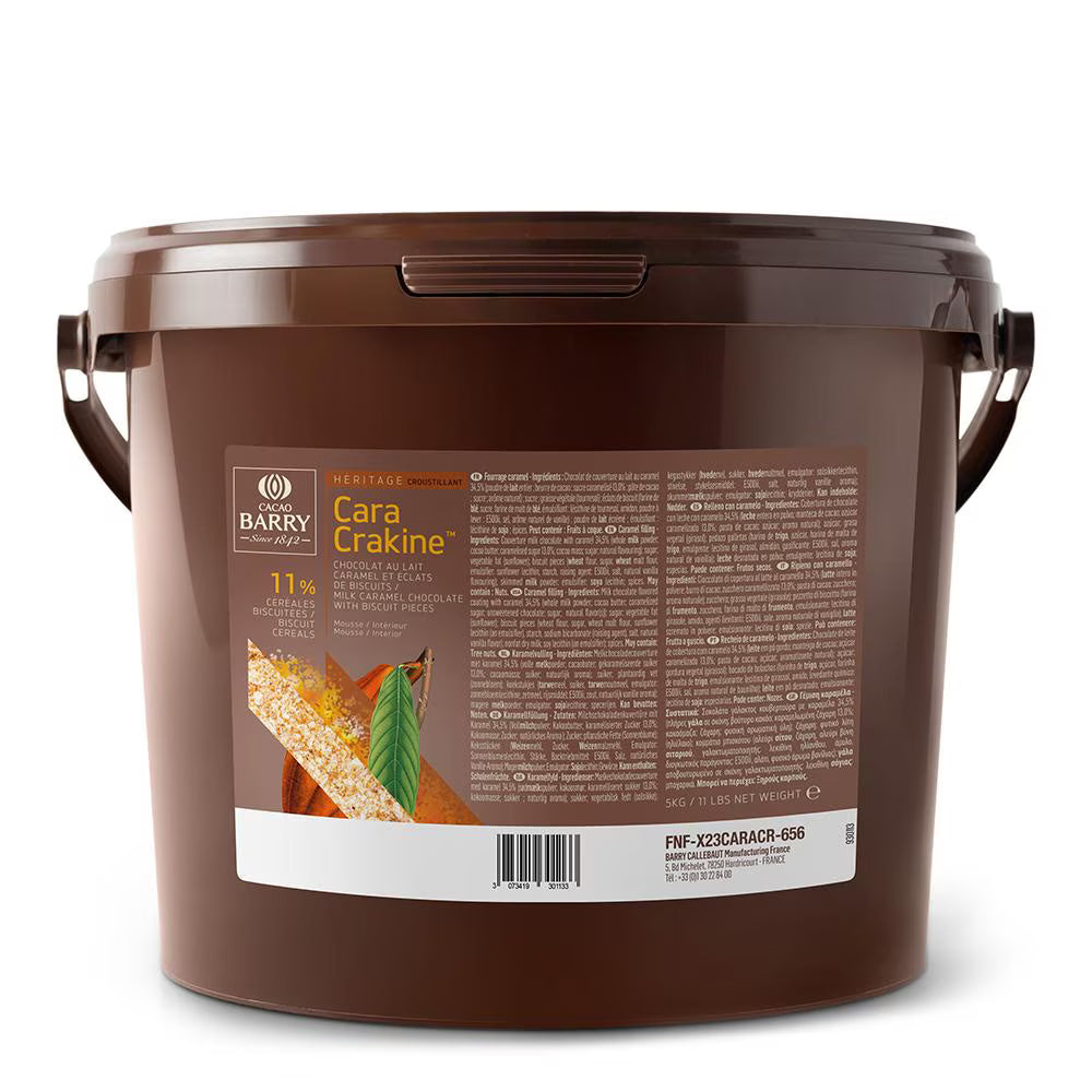 Brown container with a label on a white background