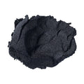 Dark charcoal concentrated vanilla paste texture mound