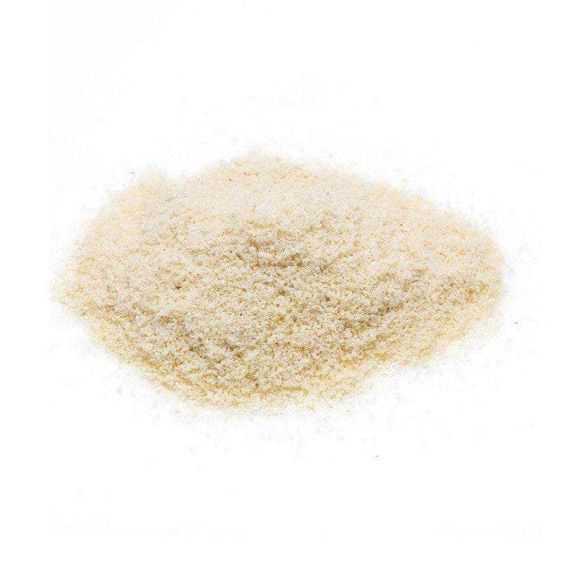 Nut House finely ground almonds pale beige texture close-up