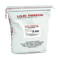 Louis François 5kg Potato Starch resealable pouch with red stitching and French contact details