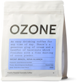 Ozone coffee package with a white background