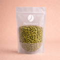 Nut House dark green raw pumpkin seeds pepitas in white resealable pouch with transparent window