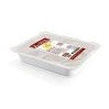 Sosa Cold Confit Diced Lemon white plastic container with red and beige label