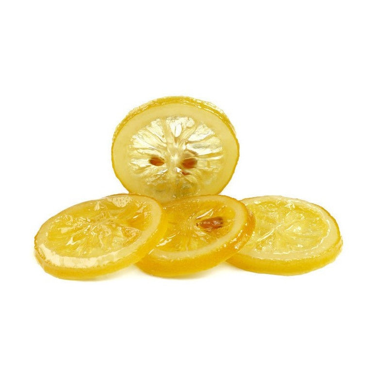 Sosa Cold Confit Diced Lemon translucent golden slices showing citrus pulp texture