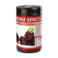 Sosa Freeze Dried Whole Blackberries in black container with red label showing deep burgundy textured berries