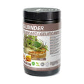Sosa Gelbinder vegan gelling agent in black container with ribbed lid, neutral flavor for hot cold sauces and desserts