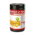 Sosa Mango Wet Proof Crispy golden-yellow dry flakes in black container with moisture-resistant coating for baking