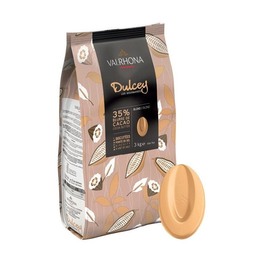 Valrhona Blond Chocolate Couverture Dulcey 35% - Nut House