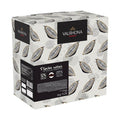 Valrhona Ariaga 52% dark chocolate drops bulk packaging box with cocoa pod design