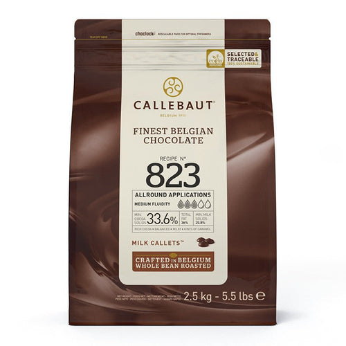 Callebaut Milk Chocolate 35.1% '823' - Nut House
