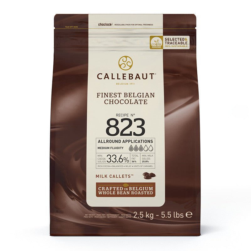 Callebaut Milk Chocolate 35.1% '823' - Nut House
