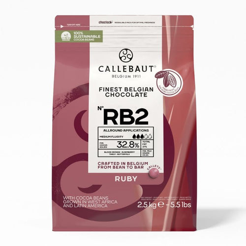 Callebaut Ruby Chocolate 47% RB2 - Nut House