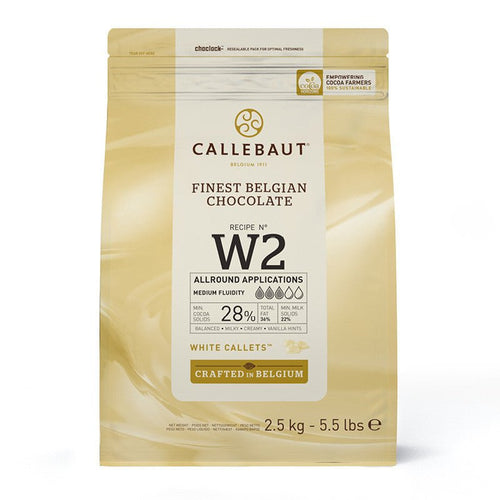 Callebaut White Chocolate 29.5% 'W2' - Nut House