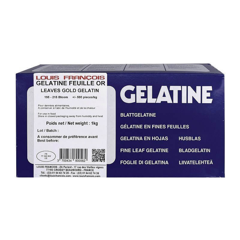 Louis Francois Gelatine Leaves Gold - Nut House