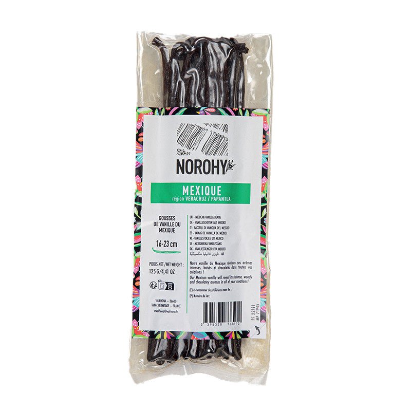 NOROHY Organic Mexican Vanilla Beans 16 - 23cm - Nut House