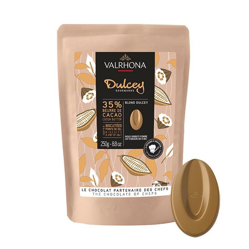 Valrhona Blond Chocolate Couverture Dulcey 35% - Nut House
