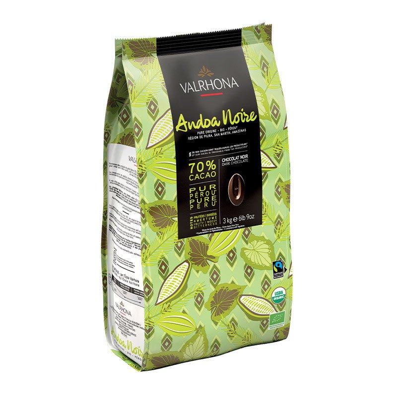 Valrhona Dark Chocolate Couverture Andoa Organic 70% - Nut House