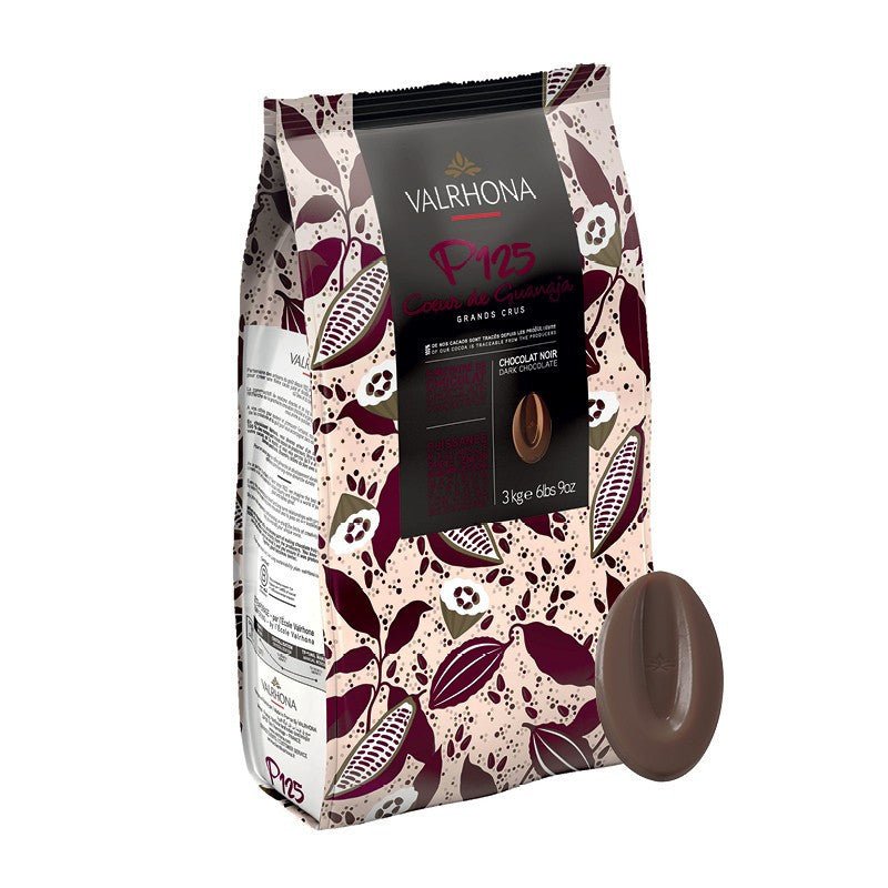 Valrhona Dark Chocolate Couverture P125 Coeur de Guanaja 80% - Nut House