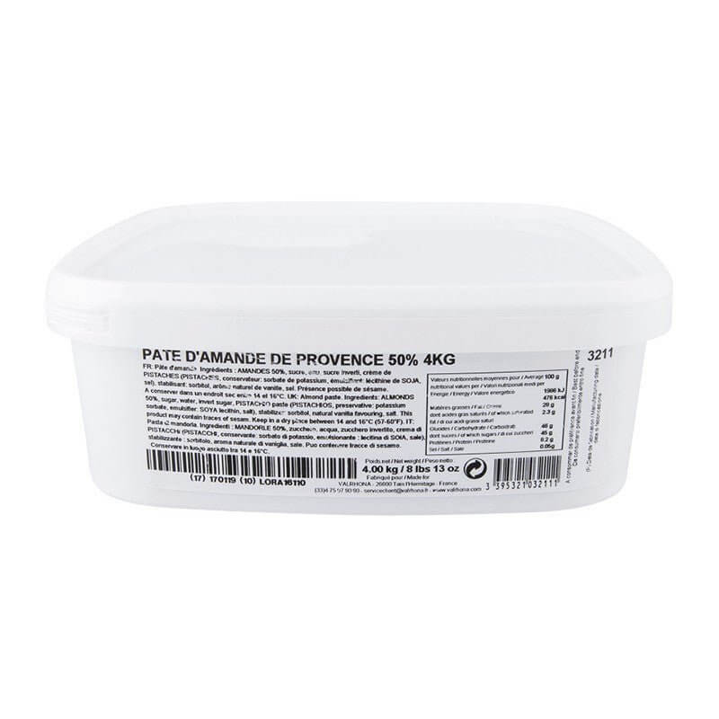 Valrhona Marzipan Almond Paste 50% - Nut House