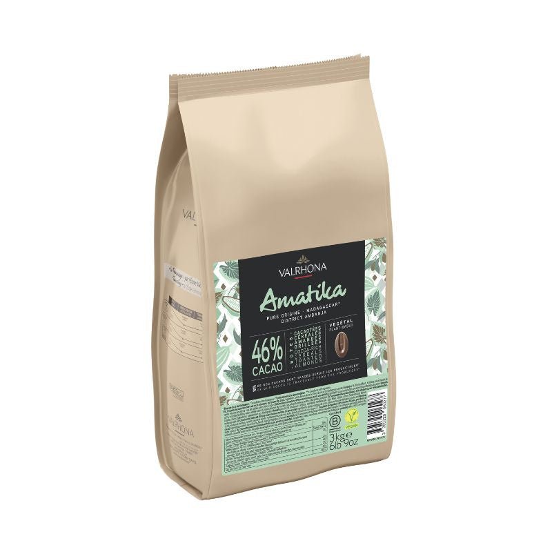 Valrhona Vegan Almond Amatika 46% Chocolate - Nut House
