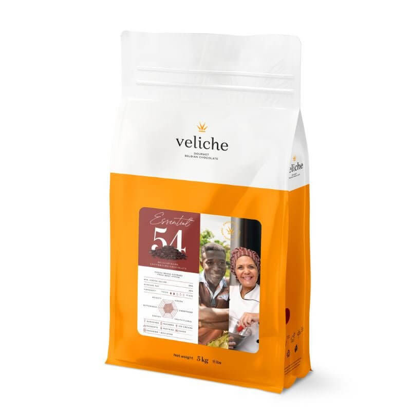 Veliche Belgian Dark Chocolate Dots Essential 54% - Nut House