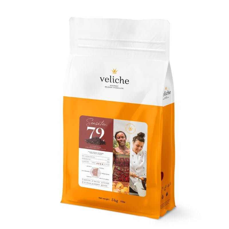 Veliche Belgian Dark Chocolate Dots Sensation 72% - Nut House